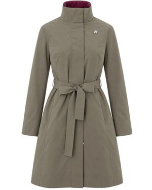 K-Way Trench Coats - Grey
