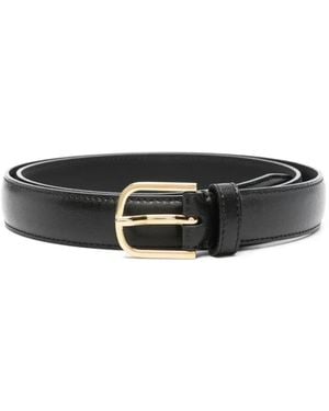 TOTEME Leren Riem - Zwart