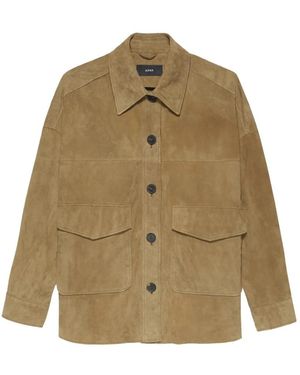 Arma Kaylee Suède Overshirt - Groen