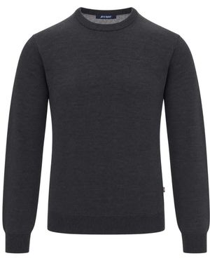 K-Way Trui Met Ronde Hals - Blauw