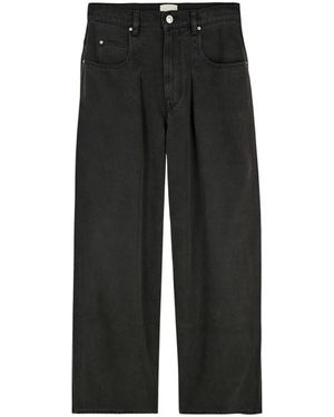 Isabel Marant Rodayna Wide Jeans - Zwart