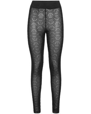 Philipp Plein Leggings - Gris