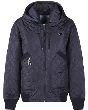 Prada Jassen ,Blauw ,Nylon Nylon Jas