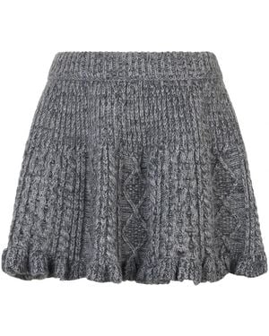 RED Valentino Short Skirts - Grey