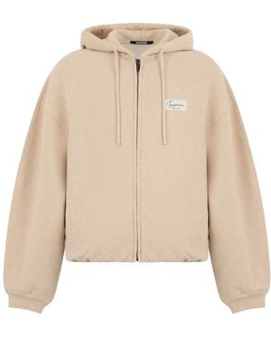 Jacquemus Zip-Throughs - Natural