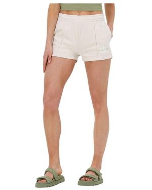 Calvin Klein Monogramm-Logo Sweatshorts - Blau