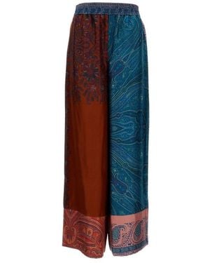 Pierre Louis Mascia Wide Trousers - Blue