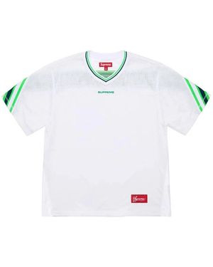 Supreme Tops ,Wit ,Jacquard Rib Football Jersey