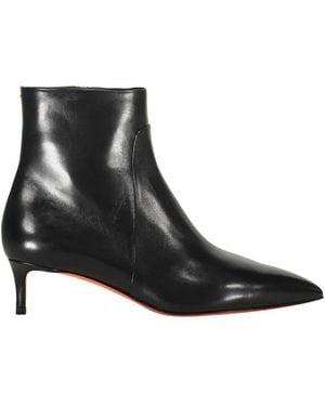 Santoni Heeled Boots - Black