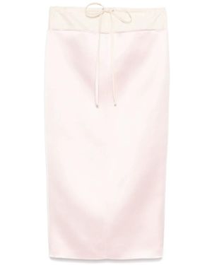 KHAITE Rokken ,Roze ,Roze Maxi Rok Met Trekkoord