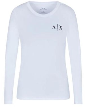 ARMANI EXCHANGE Long Sleeve T-Shirts - Blue