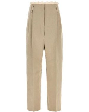 Magda Butrym Tapered Trousers - Natural