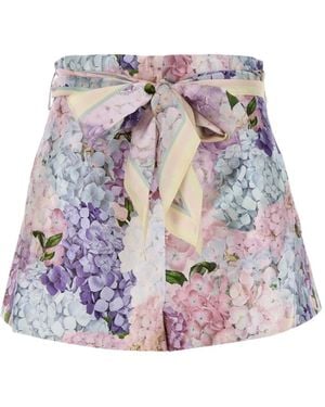 Zimmermann Short Shorts - Purple