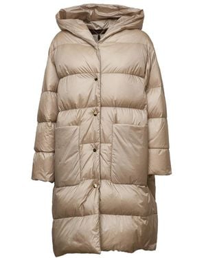 Max Mara Down Coats - Neutro