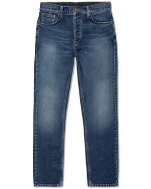 Nudie Jeans Straight Jeans - Bleu