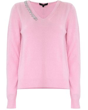 Kocca V-Neck Knitwear - Roze