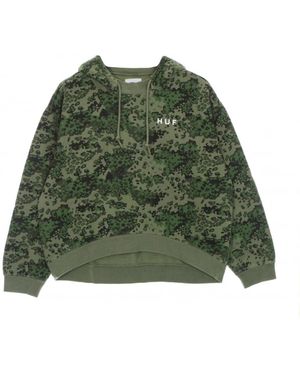 Huf Mockneck Hoodie - Groen