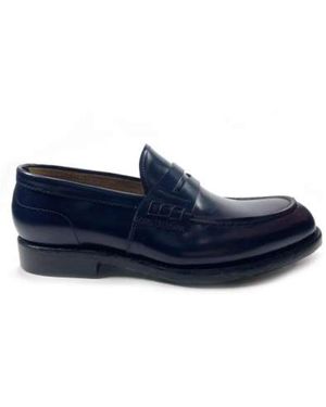 Green George Loafers - Blue