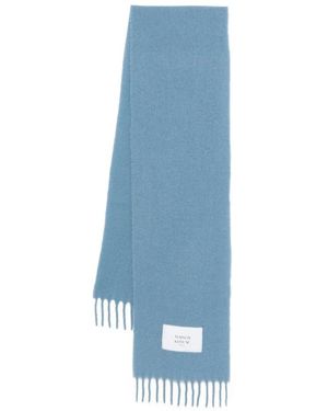 Maison Kitsuné Infinity Alpaka Schal - Blau