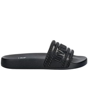 Love Moschino Sliders - Azul