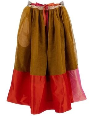 Daniela Gregis Midi Skirts - Red