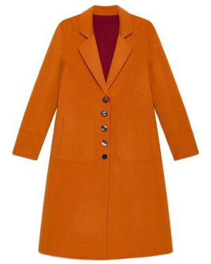 Maliparmi Single-Breasted Coats - Naranja