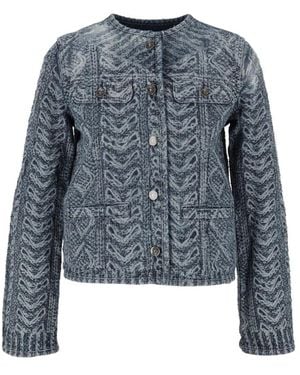 DIESEL Denim Jackets - Blu
