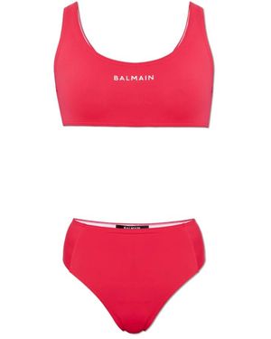 Balmain Tweedelig Badpak - Rood