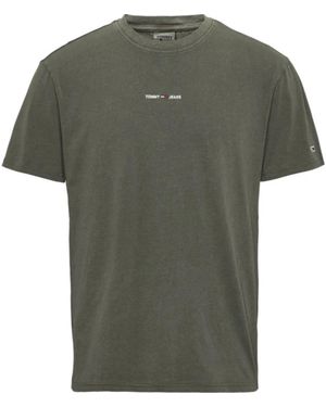 Tommy Hilfiger Tiny Linear Tee - Groen