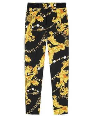 Versace Jeans Couture Straight Trousers - Amarillo