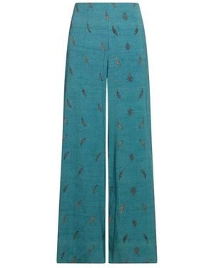 Pierre Louis Mascia Wide Trousers - Blue