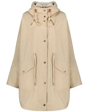 Moncler Brunnera Lange Parka - Naturel