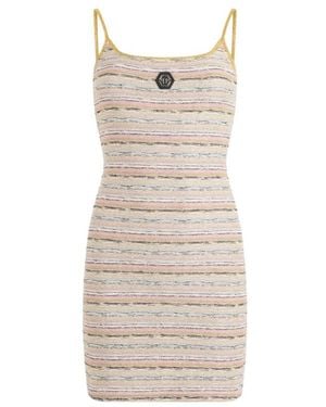 Philipp Plein Knitted Dresses - Natural