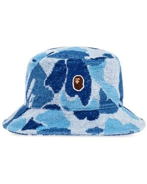 A Bathing Ape Pet Met Logo - Blauw