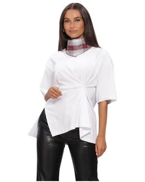 co'couture Medaxcc Asym Tee - Wit