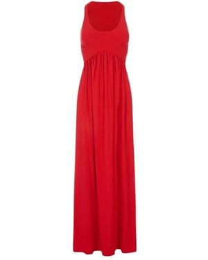 Sportmax Panino Maxi Jurk - Rood