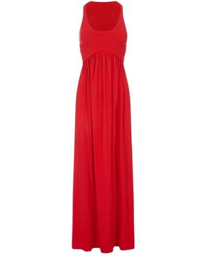 Sportmax Panino Maxi Jurk - Rood