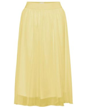 Saint Tropez Rokken ,Geel ,Coral Sz Skirt