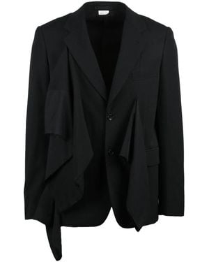 Comme des Garçons Jassen ,Zwart ,Wol Giacca