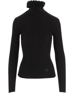 Patou Truien & Vesten ,Zwart ,Turtleneck Trui