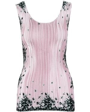 MSGM Sleeveless Tops - Purple