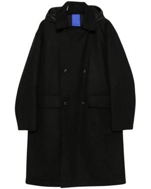 DUNO Double-Breasted Coats - Negro