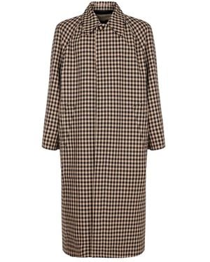 Valentino Garavani Single-Breasted Coats - Bruin