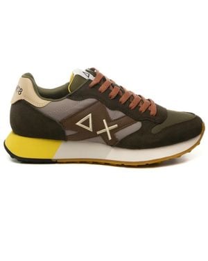 Sun 68 Schoenen ,Veelkleurig ,Katoen Jaki 2.0 Bicolor - Bruin