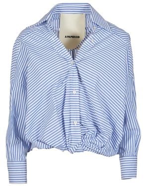 A PAPER KID Shirts - Blu
