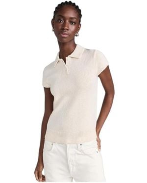 Theory Polo Shirts - Natural