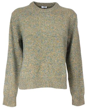 Aspesi Round-Neck Knitwear - Verde