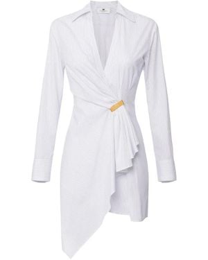 Elisabetta Franchi Short Dresses - White