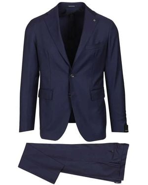 Tagliatore Single Breasted Suits - Bleu
