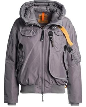 Parajumpers Jassen ,Grijs ,Nylon Gobi Hooded Bomber